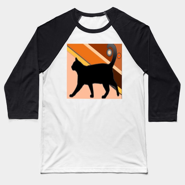 PORTRAIT CAT COLORS Baseball T-Shirt by CATUNIVERSE